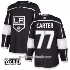 Män Ishockey Los Angeles Kings Tröja Jeff Carter 77 Adidas 2017-2018 Svart Authentic